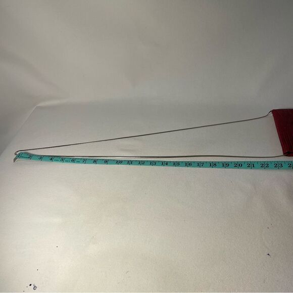 White House Black Market Red Snake With Stud Details Crossbody Wallet - Picture 7 of 7